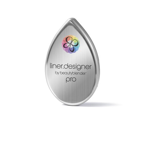 Beautyblender® | Liner Designer Pro Beauty Blender Triple-Edged Eyeliner & Eye Pencil Guide, Includes Magnifying Mirror & Suction Cup, For Eye Pencil, Gel Cream, Liquid Liner and Powder Formula