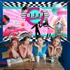 Mocsicka 50s Birthday Party Banner Back to 50's Rock and Roll Banner Backdrop 1950s Party Decorations Retro Rocking Backdrop for 50s Party, 72.8 x 43.3 Inch
