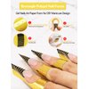 200 PCS Nail Forms for Acrylic Nails, Rectangle Acrylic Nail Forms, Nail Extension Form Guide Sticker for Polygel, Gel Nails Art Paper Form for Builder Gel
