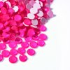 BLINGINBOX Flatback Glass Rhinestones,Neon Gems 1440pcs Non Hotfix Crystal Rhinestones for Nail Crafts Clothes Tumblers Face Makeup,Rose Neon,SS16