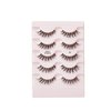 i•ENVY False Eyelashes and Lash Adhesive Set Demi Wispies Natural Lashes 5 Pairs Fake Eye Lashes (Black)
