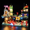 YEABRICKS LED Light for Lego-71799 NINJAGO City Markets Building Blocks Model (Lego Set NOT Included)