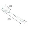 Tasting Mini Spoon - LORESO 100CT Mini Plastic Clear Spoons For Dessert, Ice Cream, Yogurt & Appetizer - BPA Free, Reusable 3.8Inches
