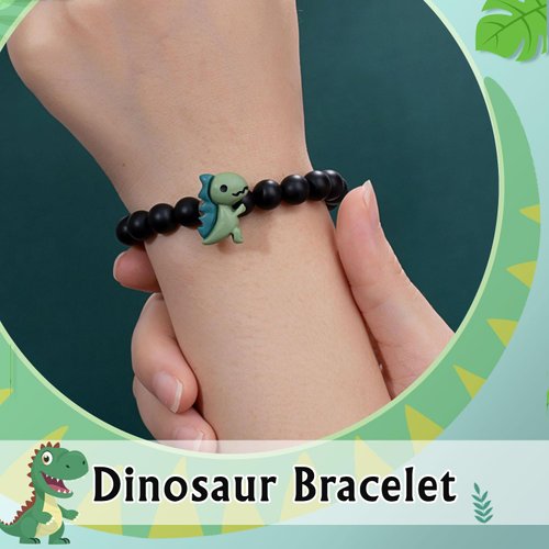 ORISPRE To My Son Bracelet Gifts from Mom Dad Easter Basket Stuffers Gifts for Kids Christmas Valentines Day Birthday Gifts for 3 4 5 6 7 8 Year Old Boys Ideas Decorations Dinosaur