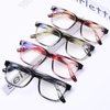 DOOViC 4 Pack Fashion Striped Computer Reading Glasses Blue Light Blocking Anti Eyestrain Spring Hinge Stylish Readers for Women 2.50 Strength