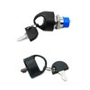 Ignition Starter On Off Switch Lock with Easy Pull Key Fit for Most Pride Victory Go Go Mobility Scooter Electric Scooter 4 Wheels Power Chairs 4 Keys