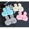 4 Pack Cute Animal Rabbit Sleeping Eye Mask Soft Plush Blindfold Sleep Masks Eye Cover for Kids Girls Women Home Sleeping Traveling