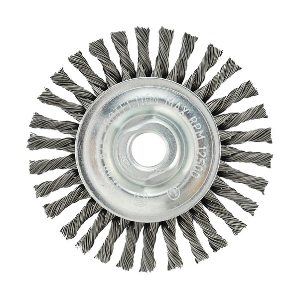 IVY Classic 38923 4-Inch x 5/8-Inch - 11 Arbor, Stainless Steel Stringer Bead Wire Wheel - 0.020-Inch Coarse, 1/Card