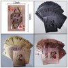 FMOACEN 4 Decks Waterproof Playing Cards Plastic Black Rose Gold Playing Card Foil Poker Cards Themed Standard Playing Card Games for Adults Family Game Party