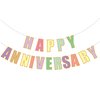 Happy Anniversary Banner, Wedding Anniversary Party Funny Paper Sign Party Supplies