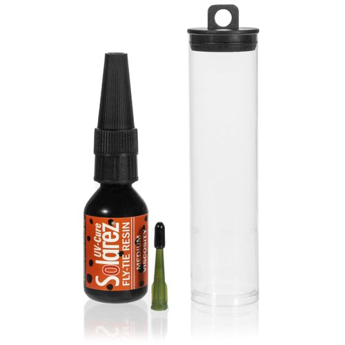 SOLAREZ Medium Formula Fly Tying Resin - 0.5 oz, Clear, Non Yellowing, Eco Friendly, Made in USA