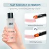GAOY Slip Solution Set for Poly Gel Nails, 145ml Anti-stick Gel Liquid with Nail Art Brush, for Building Extension Gel Nails