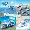 30PCS Party Favors for Kids Fire Truck Building Set - City Police Car Building Toys for Gift Bag Stuffer - Mini Block Construction Vehicle Classroom Prizes for Boys Toys 6-12