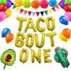 First Birthday Banner Fiesta First Birthday Party Supplies Mexican First Fiesta Decoration Taco Bout One Balloons Banner 1st Birthday Party Decorations Cinco De Mayo 1 Taco Birthday Party Decoration