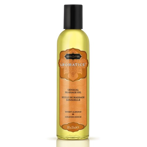 KAMA SUTRA Aromatics Massage Oil Sweet Almond – 8oz/236ml Rich Blend of Essential Oils for an Unforgettable, Relaxing Massage Experience