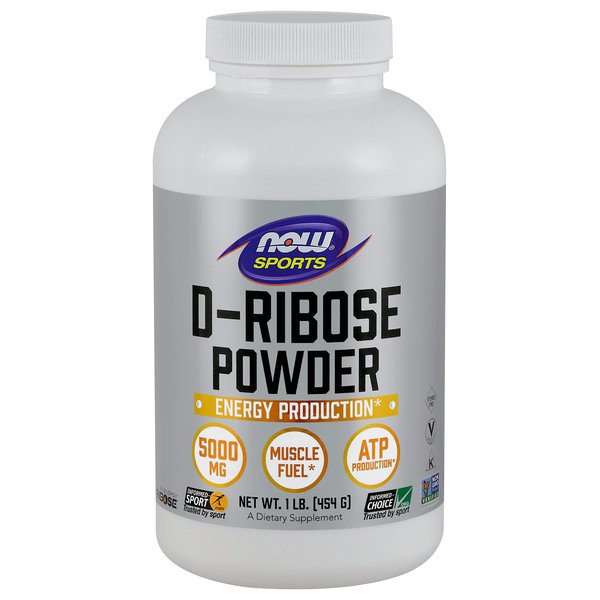 Now Foods D-Ribose Powder 100% Pure, 1 lb