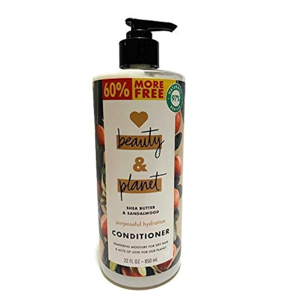Love Beauty and Planet Shea Butter & Sandalwood Purposeful Hydration Conditioner, 22 oz