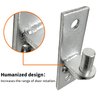 Wall Mount Gate Hinge 2 Pack Chain Link Fence Gate Hinges Fence Post Chain Link Gate Hinge with 5/8 Hinge Pin (Screws Not Included)