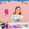 BOLNEY 24 Pcs Pink Girl Party Favors | Set of 12 Invisible Ink Pen and 12 Pink Girl Mini Notepads | Gift Bag Stuffers Pink Girl Party Supplies