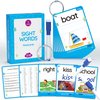 WJPC 55 Cards, 106PCS High Frequency First-Grade Sight Words Flash Cards, 1st Grade Phonics Learning Cards for 5,6,7,8 Years Ages Kids Boys, Girls Learn to Read, Write, Association, Sentence Making