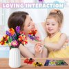 Flower Bouquet Building Set, Botanical Collection Flowers Building Toys, Artificial Flowers Christmas Decoration & Centerpieces, Gift for Mother's Day, Valentine Day, Birthday, Christmas Day - 976PCS