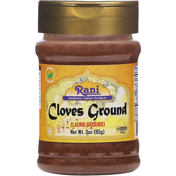 Rani Cloves Powder (Laung) Indian Spice 3oz (85g) PET Jar ~ All Natural, Gluten Friendly | NON-GMO | Vegan | Indian Origin