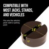 Mission Automotive 2-Pack of Rubber Jack Pads (Slotted Pucks) - Universal, Standard-Size Adapter - Frame Rail Protector Puck/Pad Keeps Pinch Weld, Paint and Metal Safe