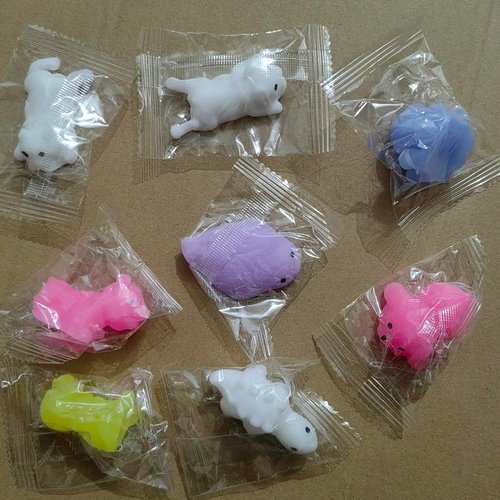 50Pcs Mochi Squishy Toys,Valentines Day Gifts for Kids Classroom, Kawaii squishies Toys Party Favors for Kids, Stress Relief Toys Squeeze Toys Easter Egg fillers Toy Easter Basket Stuffers