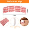 oruola 60pcs Wig Tape Double Sided Ultra Hold,Wig Tapes for Lace Wigs Waterproof,Lace Tape for Wigs,Double Sided Wig Tape for Lace Wigs,Lace Front Tape for Wigs Toupees Hair Pieces and Hair Extension