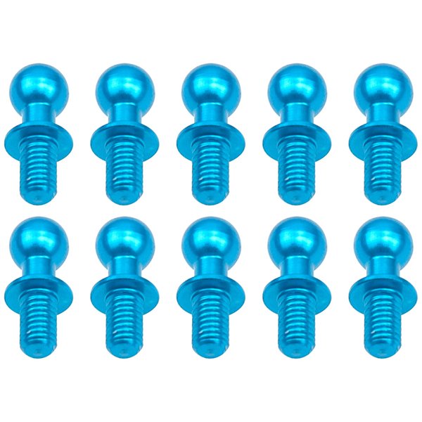 10Pack ShareGoo Metal M3 Ball Head Screw Tie Rod Bolts Shock Absorbers Ball Mounts Compatible with Tamiya TT01 TT02 Sakura D5 1/10 RC Car
