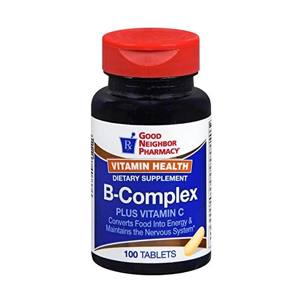 GNP Vitamin Health B-Complex Plus Vitamin C (100 Tablets)