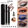 ElsaJolin silver gray Shadow stick Liner Pencil, Long Lasting Waterproof Eyeliner Pencil, Smudge Proof, Matte Finish and shimmering (# 06)