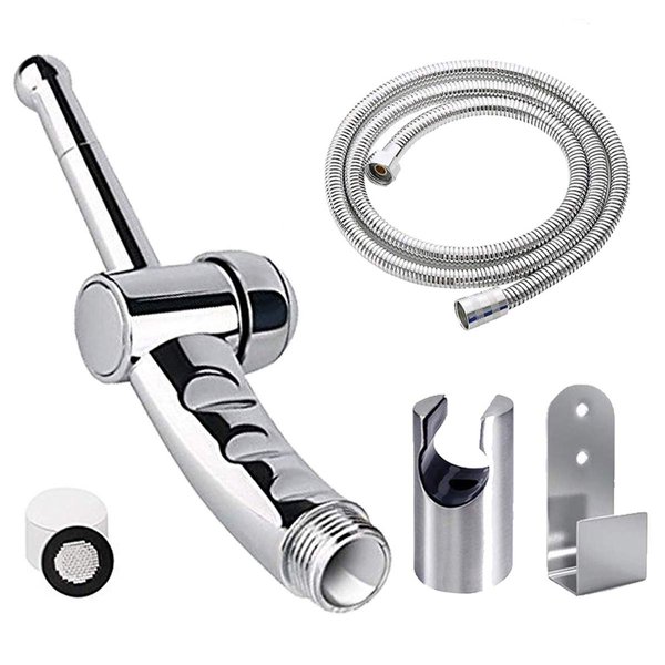 Shower Douche Enema Kit Heads-Deep Shower /Bag Cleanin Cleansing Nozzle Fit for Regulator Douche System for Men and Women 59-inch Shower Hose