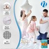 National Allergy Premium 100% Cotton Zippered Pillow Protector - Queen Size - White - 2 Pack - 300 Thread Count - Hypoallergenic Bed Pillowcase with Zipper - Breathable Encasement Cover