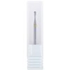 PANA 3/32" Shank Size - Small Pear Shape Silver Carbide Bit Extra Fine Grit - Nail Drill Bit for Manicure Dremel Machine