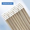 Sixstarhair Tape In Hair Extensions Natural Remy Human Hair with Beautiful Color, Light Chestnut Brown Mixed with Platinum Blonde Silky Straight Real Human Hair [Color P8-60#-20 inch]
