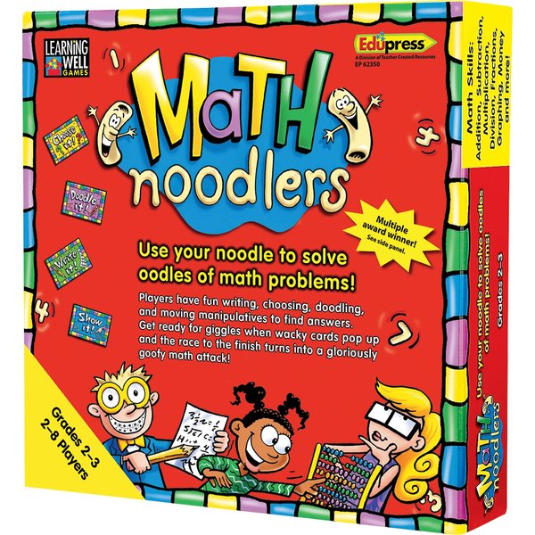 Edupress Math Noodlers Game, Grades 2-3 (EP62350), multi
