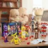 Five Nights Security Breach Building Block Toy 7 in 1, Fazbear Fredy Fighting Monster Action Figure DIY Model, Compatible with Lego, Suitable for 8+ Adults Boys Girls Birthday (695PCS)