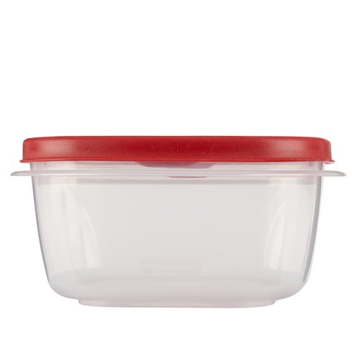 Rubbermaid Easy Find Lids Food Storage Container, 5 Cup, Racer Red