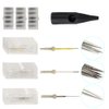 VideoPUP Tattoo Pen Make up Kit, Makeup Eyebrow Tattoo Pen Machine Kit Cosmetic with Needles Tips Power Supply Kx-104