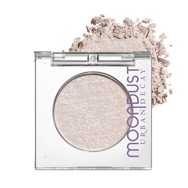 URBAN DECAY 24/7 Moondust Glitter Eyeshadow Single (Cosmic - Sheer White Sparkle), Buildable Sparkly Eye Glitter, Long-lasting Shimmer Finish, Reflective Eye Shadow Topper - 0.06 oz