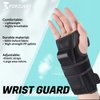 Forzueby Wrist Guards (1 Pair) for Roller Skating, Skateboarding,Snowboarding and Rollerblade, Adult and Kids Sports Protection Wrist Guard (S)