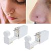 Nose Piercing Kit, 4 Pack Self Nose Piercing Gun Safety Disposable Nose Percinging Kit with Surgical Steel Nose Rings Stud Piercings Kits Nose Piercing
