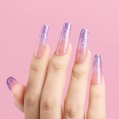 AIMEILI Soak Off U V LED Gel Nail Polish - Princess Glitter (049) 10ml