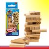 JA-RU Mini Tumbling Tower Game (3 Tower Set) 4 Inch Small Size Wooden Blocks. Building Games and Stacking Game for Kids. Indoor Outdoor Sport Activities. 3276-3p