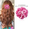 Rose Red Flower Alligator Clip Pearl Bow Barrettes Romantic Hair Clips Hair Accessories MGPFERD