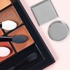 Beatifufu 30pcs Aluminum Plate Empty Square Metal Pan Square Empty Metal Pan Empty Eyeshadow Tins Eyeshadow Pan Mini Paint Palette Empty Pan for Cosmetic Palette Lipstick Stainless Steel