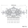 Wedding Hair Side Comb Art Deco Accessory for Women Prom Women's Silver Rhinestone Crystal Vine Bridal Comb, Brides Hair Comb