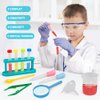 Lesheng space Scientist Costume for Kids, Lab Coat with Science Experiment Kit, Dress Up & Pretend Play for Boys Girls Ages 4 to 8 Years Old