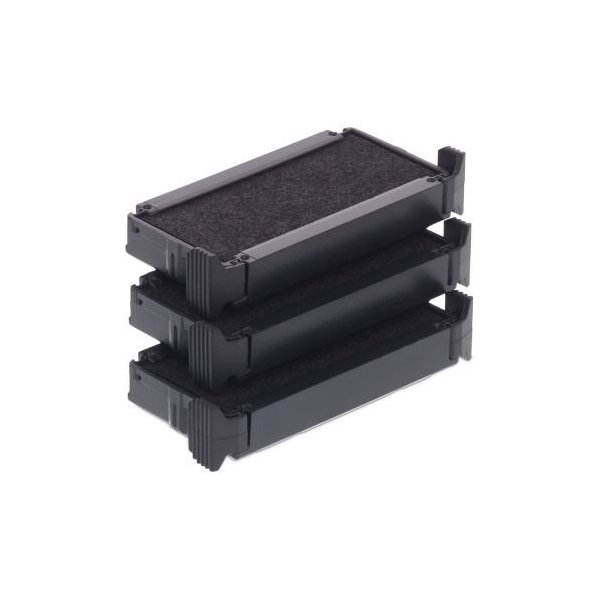 Trodat Replacement Ink Cartridge 6/4911 - pack of 3 Color black